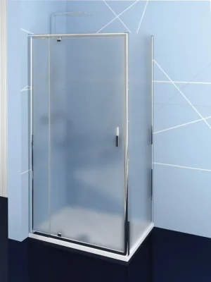 Značkový Polysan EASY obdélníkový sprchový kout pivot dveře 900-1000x700mm L/P varianta, sklo Brick EL1738EL3138