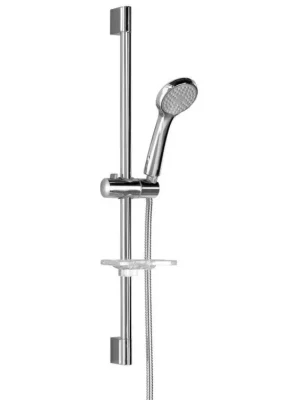 Značkový Bruckner Sprchová souprava s mýdlenkou, posuvný držák 645mm, hadice 1500mm, chrom 621.200.1