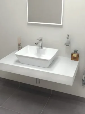 Zlevněný Sapho TAILOR rockstone deska 100x50 cm, provedení límce C TR100C