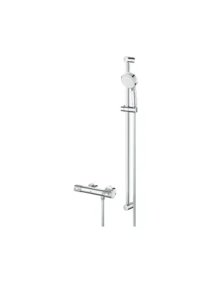 Grohe Grohtherm 1000 Performance sprchový set s termostatem na zeď, 2 proudy, chrom 34784000 Cenová Bomba