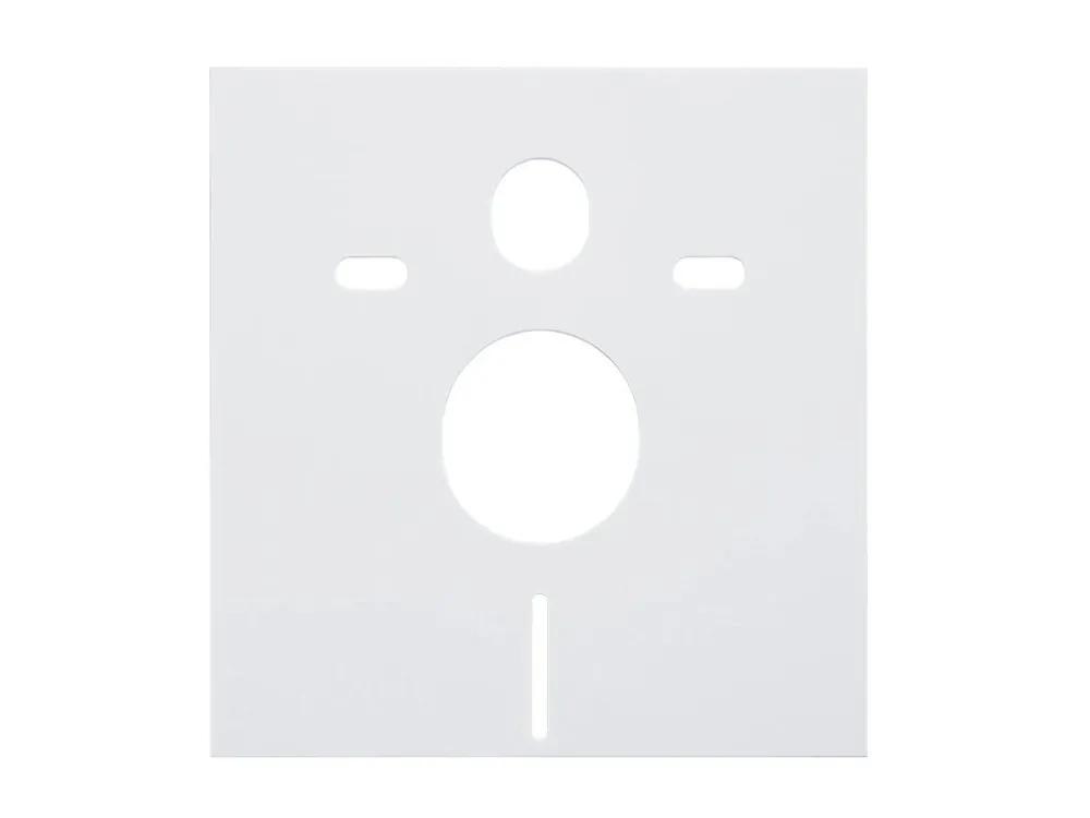 Značkový CERANO - Zvukoizolační podložka pro WC závěsné - bílá - 42x39 cm