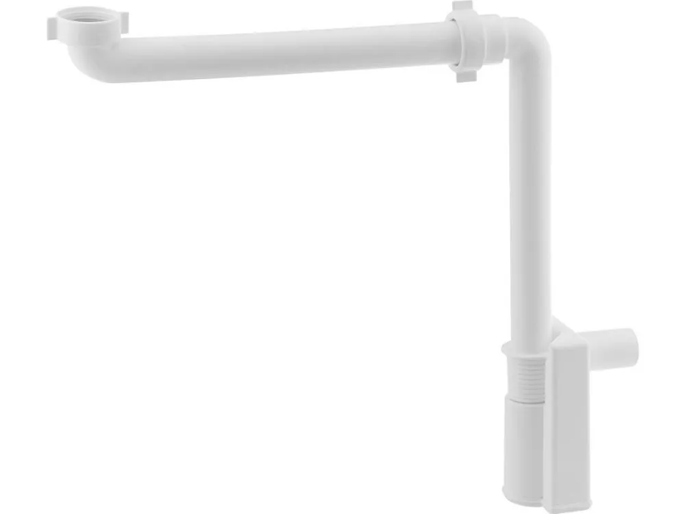 Akce Bruckner MURALES nábytkový sifon šetřící místo, 5/4", odpad 32mm, bílá 151.032.0