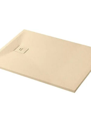 Akce CERANO - Sprchová vanička obdélníková Pablo - SMC/minerální kompozit - strukturovaná ivory - 120x70x3 cm