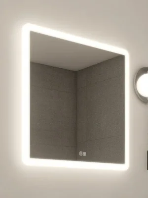 Značkový Nimco zrcadlo LED 600x600 se dvěma dotykovými senzory ZP 19066VX