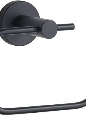 Značkový CERANO - Nástěnný držák toaletního papíru Lineo - černá matná