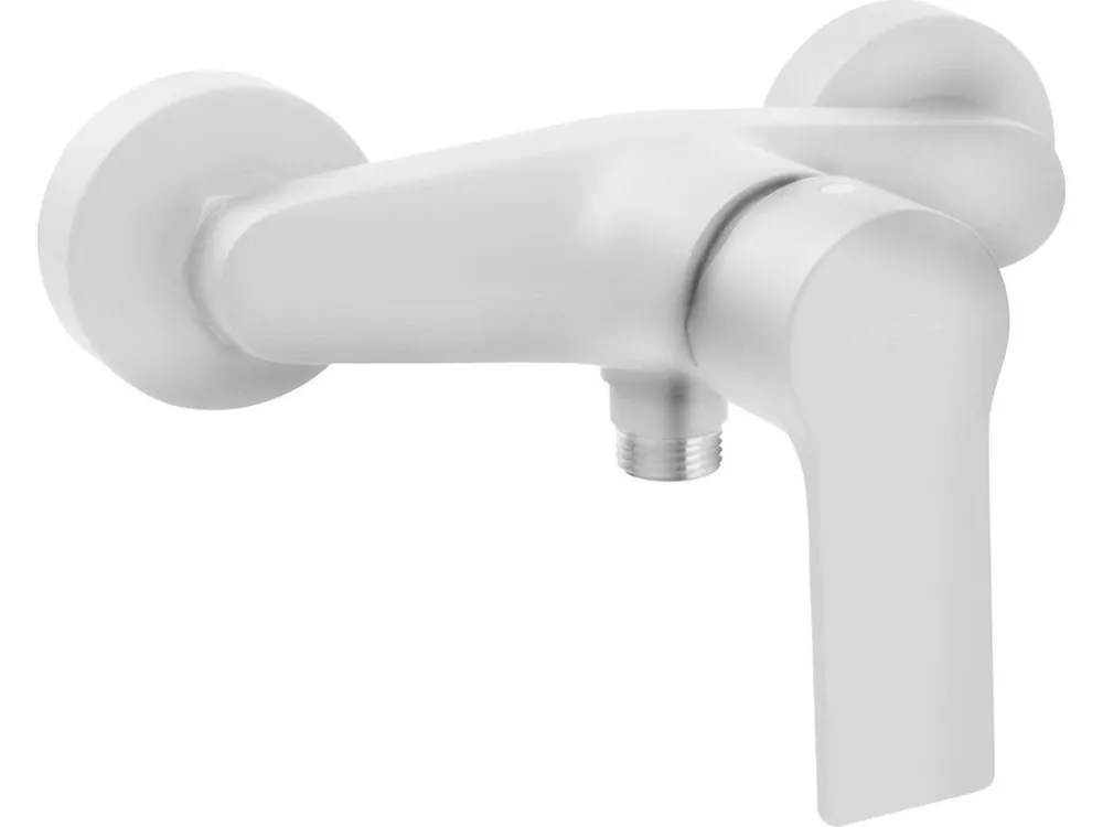 Značkový Sapho PAX nástěnná sprchová baterie, bílá mat XA11/14