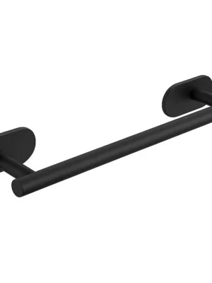 Značkový CERANO - Samolepící držák na ručníky Reno - černá matná - 60 cm