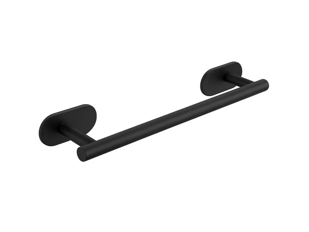 Značkový CERANO - Samolepící držák na ručníky Reno - černá matná - 60 cm