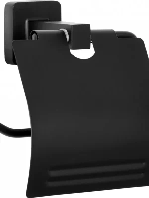 Držák na toaletní papír MYKEN - černý Top Prodej