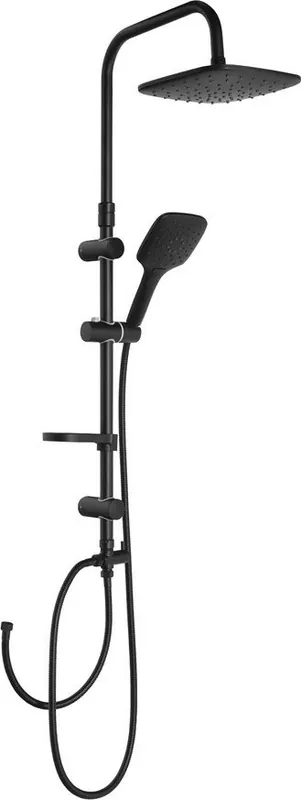 Aqualine KERA sprchový sloup s napojením na baterii, černá mat SL435 Ihned K Objednání