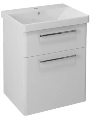 Značkový Sapho THEIA umyvadlová skříňka 56, 4x70x44, 2cm, 2xzásuvka, bílá TH060-3030