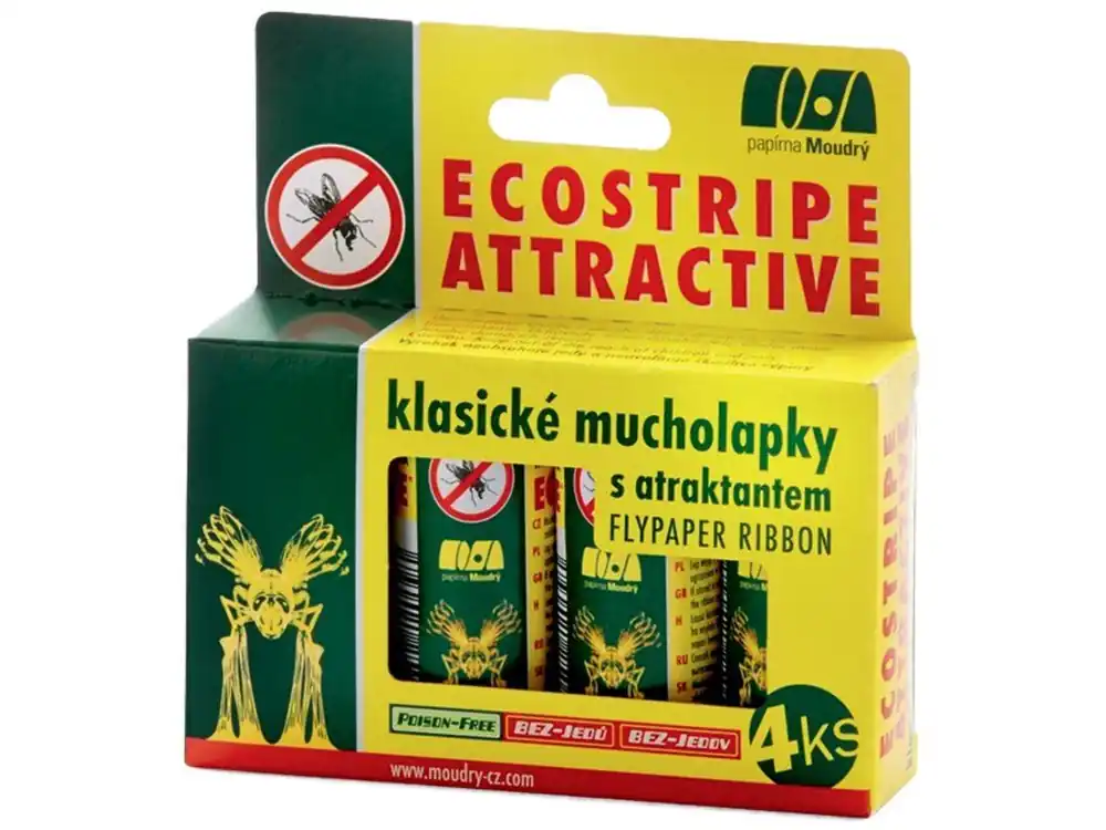 Mucholapka ECOSTRIPE Attractive, 4 ks Finální Výprodej