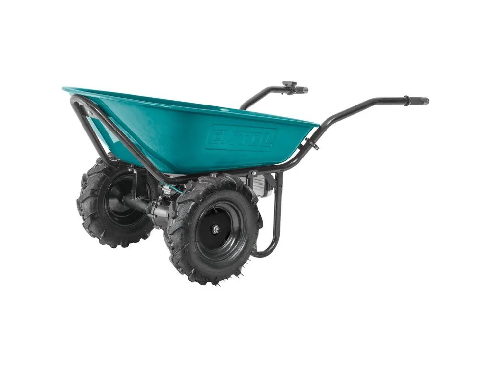 Cenová Bomba AKU kolečko dvoukolák s převodovkou · 100 l · 260 kg · 40 V Li-ion 6 Ah | element-shop.cz