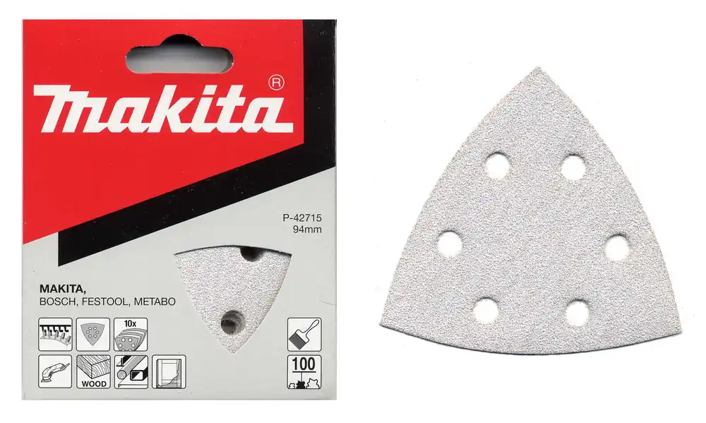 Značkový Makita P-42737 brus.p.94x94mm6otK150 10ks BO4561