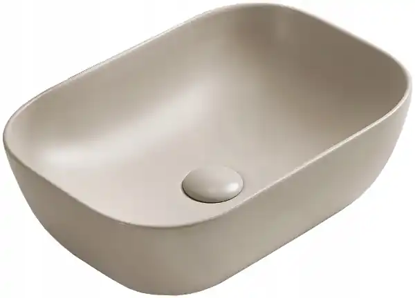 Značkový Keramické umyvadlo MEXEN RITA - béžové matné, 21084566