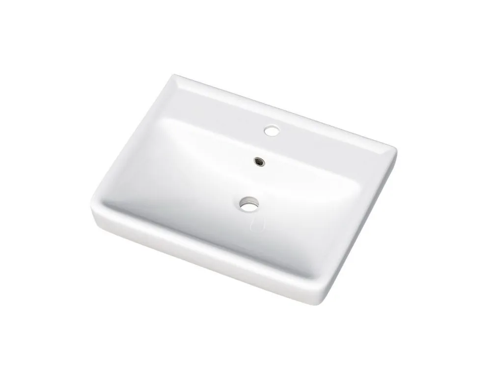 Výprodej Q 60 keramické umyvadlo - BÍLÉ