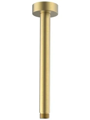 Sprchové stropní ramínko, kulaté, 200mm, zlato mat - koupelny-sanita.cz Originální