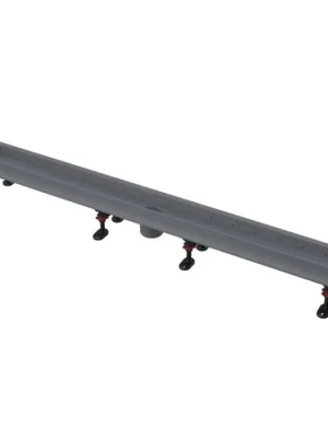 Značkový Podlahový žlab s okrajem pro perforovaný rošt nebo vložení dlažby, bez zápachové uzávěry APZ2012-750