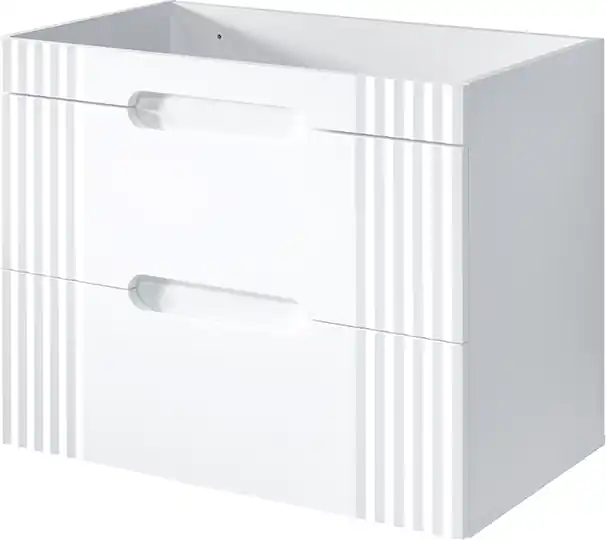 Akce Koupelnová závěsná skříňka pod umyvadlo FIDŽI 80 cm - bílá