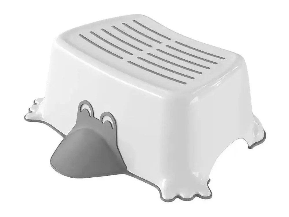 DUCK dětské protiskluzové stupátko do koupelny, šedá Doprava Zdarma