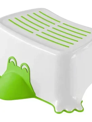DUCK dětské protiskluzové stupátko do koupelny, zelená Novinka
