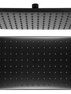 Hlavová sprcha, 200x350mm, ABS/černá mat - koupelny-sanita.cz Nejlepší Volba