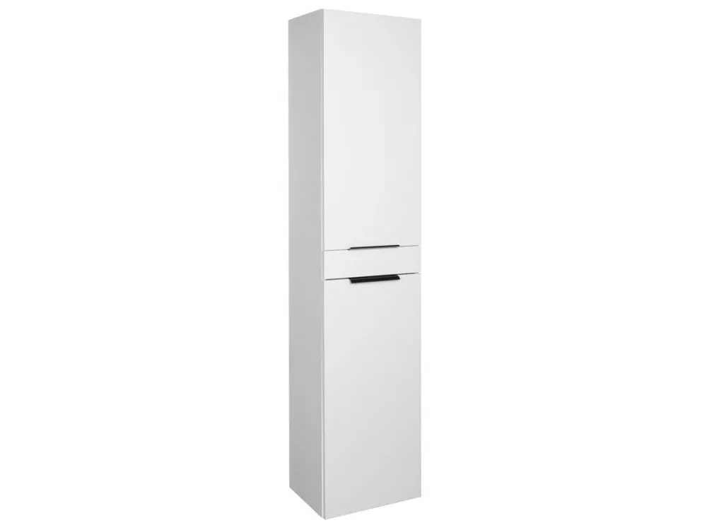 AKIRA vysoká skříňka 180x40x30cm, bílá Sleva