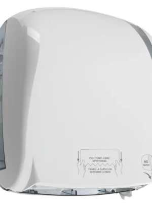 Horká Nabídka SKIN zásobník na papírové ručníky v roli, Autocut, 33x37,1x22,1cm, ABS, bílá