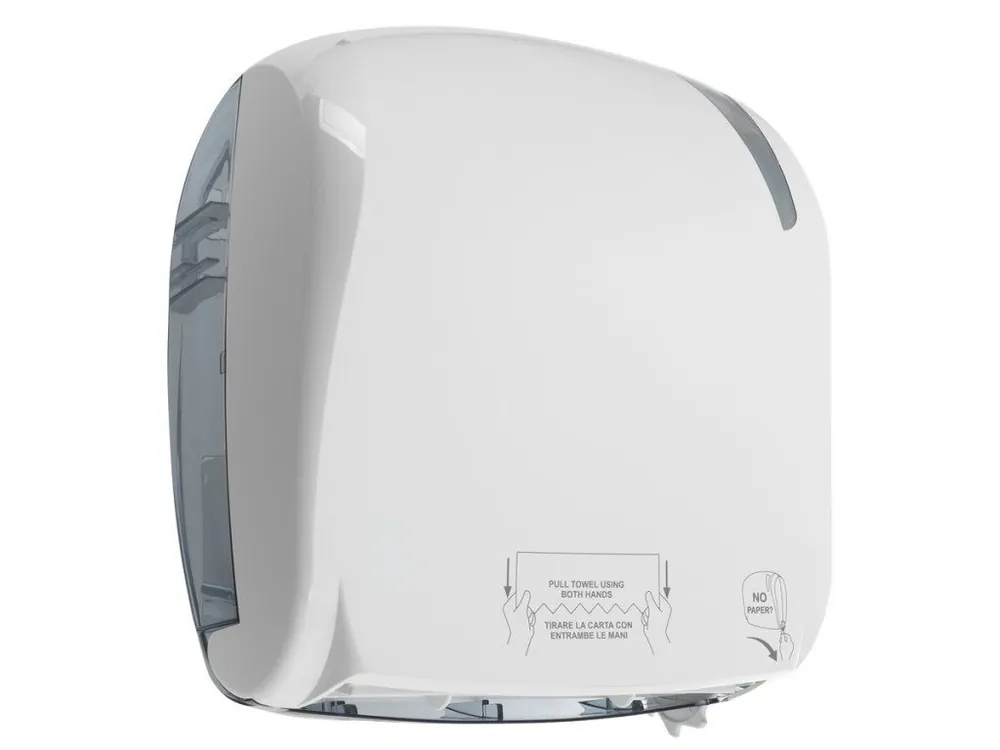 Horká Nabídka SKIN zásobník na papírové ručníky v roli, Autocut, 33x37,1x22,1cm, ABS, bílá