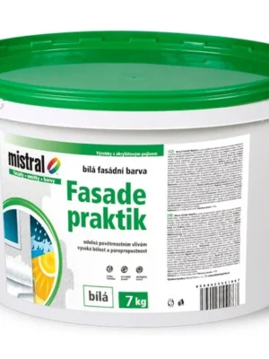 MISTRAL® FASADE PRAKTIK Akrylátová fasádní barva, bílá Značkový