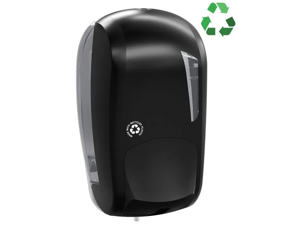 Ověřený SKIN dávkovač tekutého mýdla 1000ml, ABS, černá mat - koupelny-sanita.cz