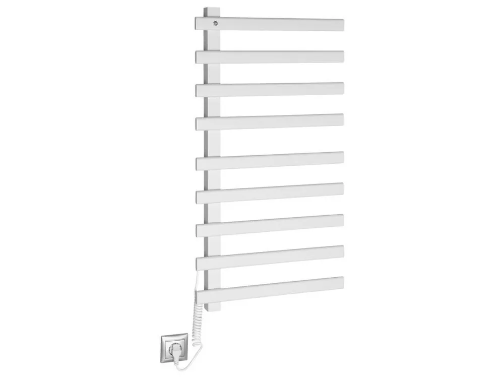 Značkový Sapho ELCOR elektrický sušák ručníků 480x920x50 mm, 128 W, bílá mat EB450