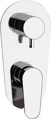 Značkový Podomítková sprchová baterie FONTI 9337 - 3 výstupy - bílá matná