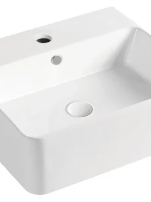 Novinka NEASA keramické umyvadlo 46x42cm, bílá