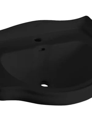 RETRO keramické umyvadlo 69x52cm, černá mat Speciální Cena
