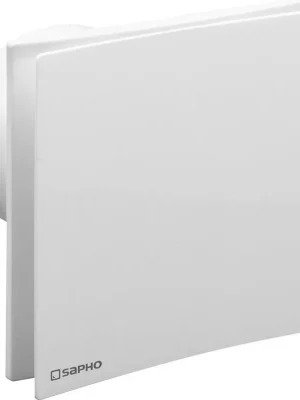 Značkový Sapho EIRA koupelnový ventilátor axiální s časovačem, 15W, potrubí 100mm, bílá EI102