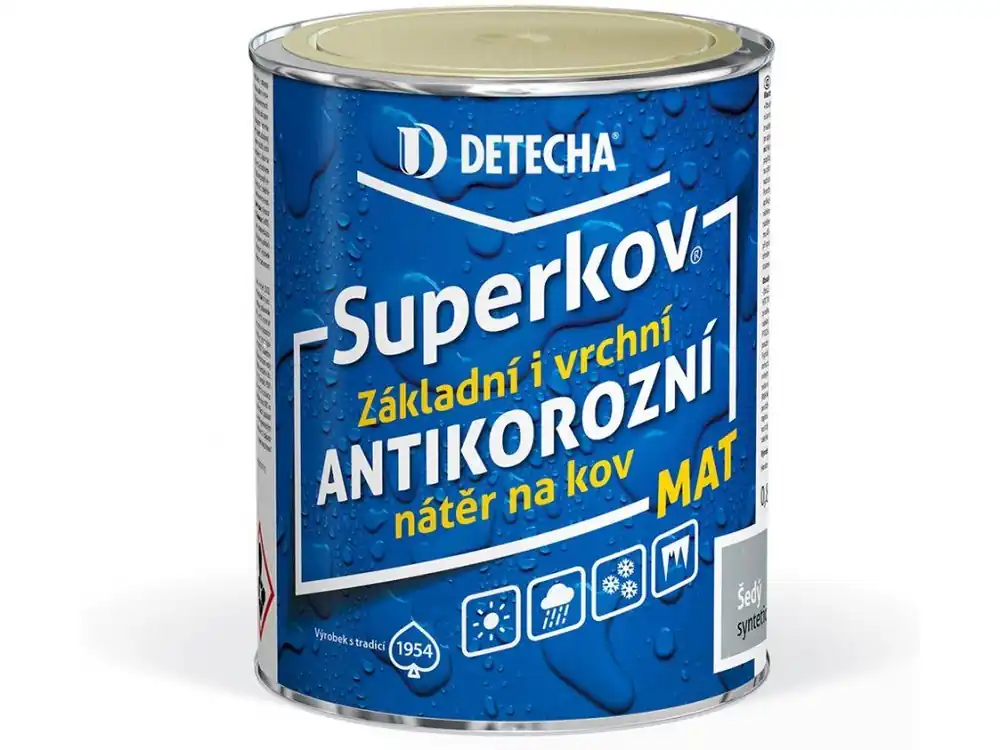 SUPERKOV® Antikorozní syntetická barva na kov Ověřený