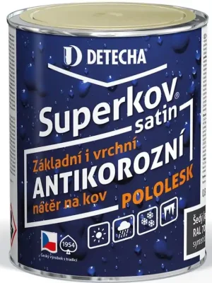 SUPERKOV® SATIN Antikorozní syntetická barva na kov Bezpečná Platba
