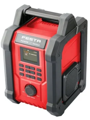 Akce FESTA® POWER x TOOLS AKU rádio SHARE20V 2×15 W DAB+/FM/BT/USB/AUX-IN/JACK3.5 (bez baterie a nabíječky)