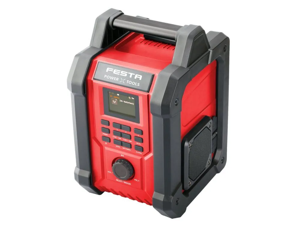 Akce FESTA® POWER x TOOLS AKU rádio SHARE20V 2×15 W DAB+/FM/BT/USB/AUX-IN/JACK3.5 (bez baterie a nabíječky)