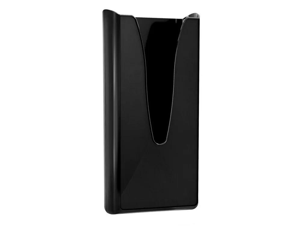 Akce PLUS zásobník hygienických sáčků, 13,5x5,5x29,5cm, černá - koupelny-sanita.cz