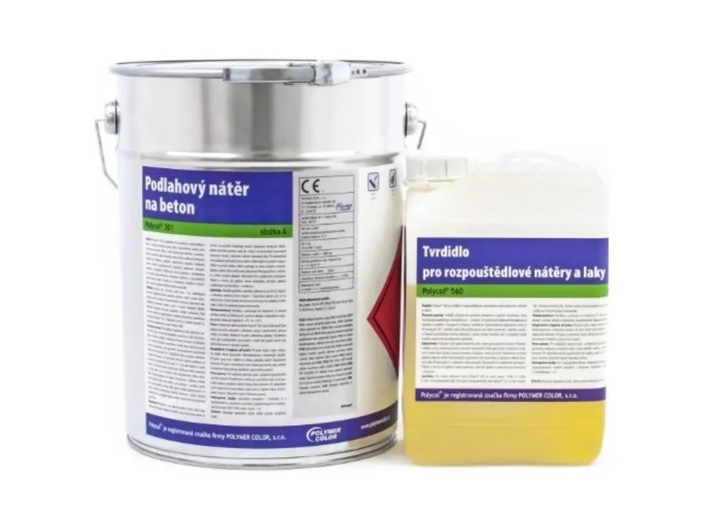 POLYCOL® 301-560 epoxidový nátěr - bezbarvá báze, sada 24 kg Novinka