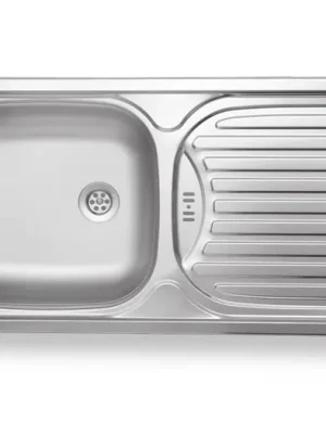 Oblíbený NOVASERVIS Dřez 43,5x86 s odkapem a přepadem nerez - DR43/86