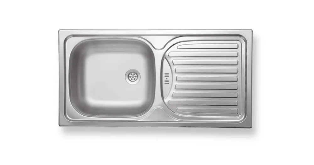 Oblíbený NOVASERVIS Dřez 43,5x86 s odkapem a přepadem nerez - DR43/86