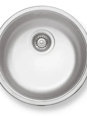 Ověřený NOVASERVIS Dřez kulatý pr.43 s přepadem nerez - DR43