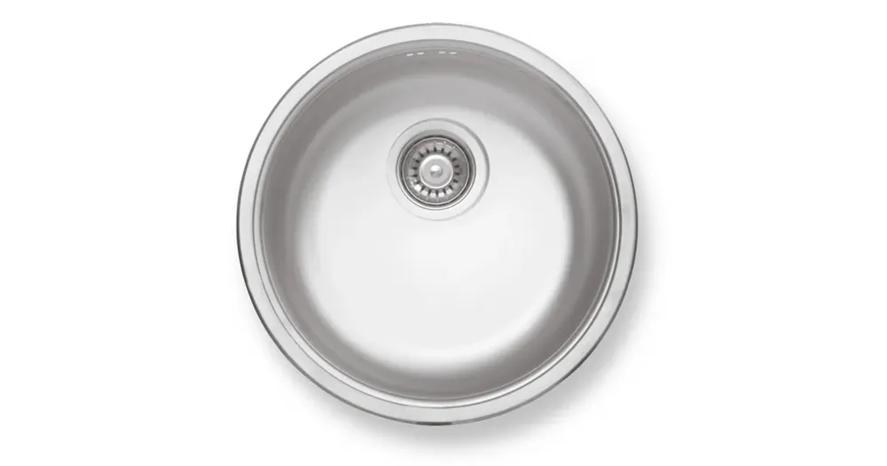 Ověřený NOVASERVIS Dřez kulatý pr.43 s přepadem nerez - DR43