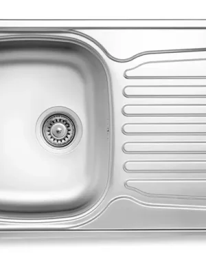 Značkový NOVASERVIS Dřez 49x78 s odkapem a přepadem nerez - DR49/78