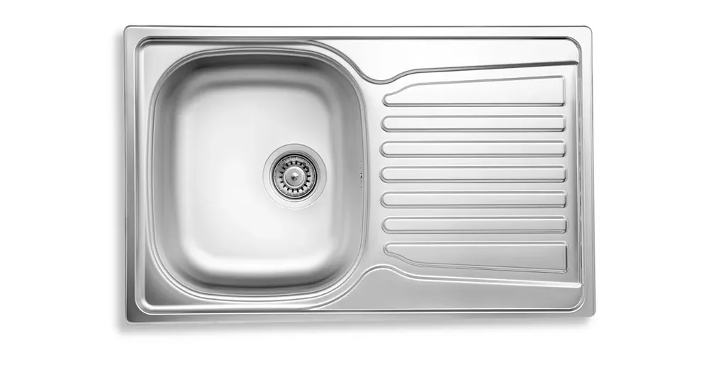 Značkový NOVASERVIS Dřez 49x78 s odkapem a přepadem nerez - DR49/78