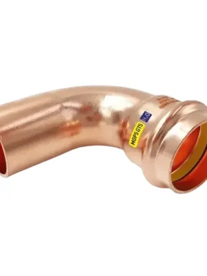 Akce CU lisovací koleno 90° 9001 - 35 - pro topení i rozvod plynu F/M