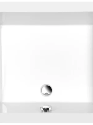 Dokud Zásoby Vydrží DEEP hluboká sprchová vanička s konstrukcí, obdélník 100x75x26cm, bílá